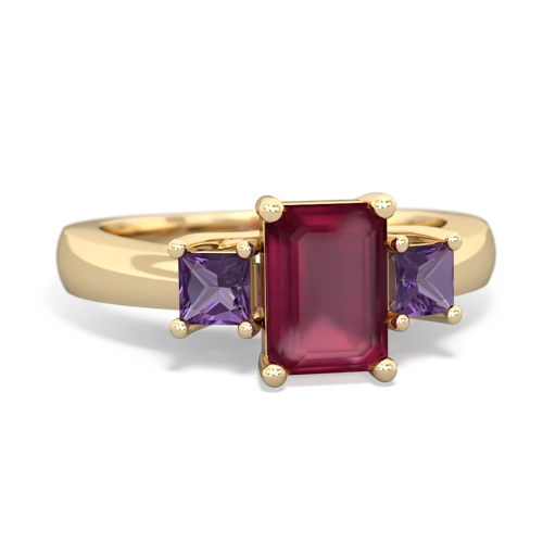 ruby-amethyst timeless ring