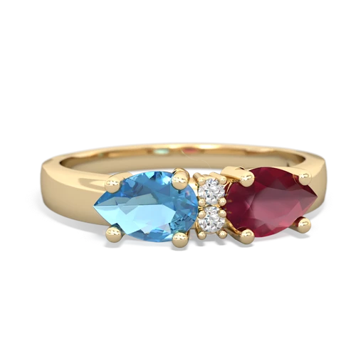 ruby-blue topaz timeless ring