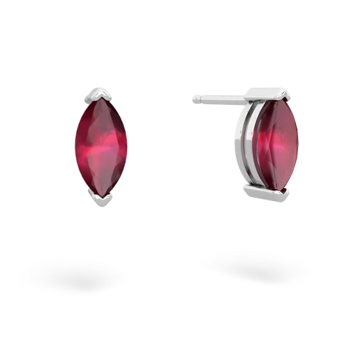 ruby  earrings