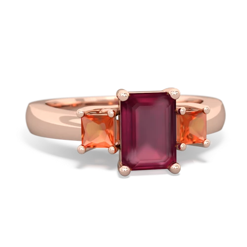 ruby-fire opal timeless ring