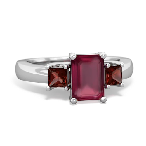 ruby-garnet timeless ring