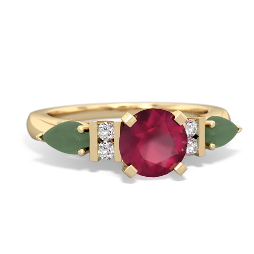 ruby-jade engagement ring