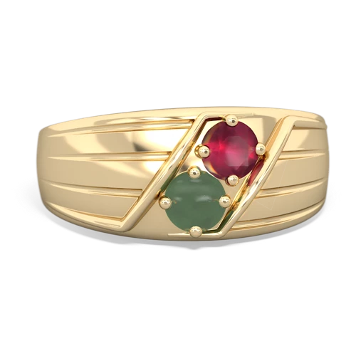 ruby-jade mens ring