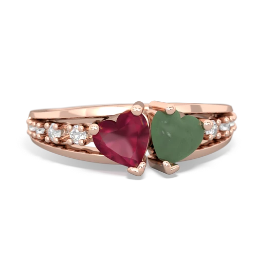 ruby-jade modern ring