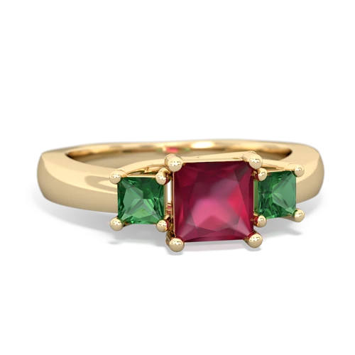 ruby-lab emerald timeless ring