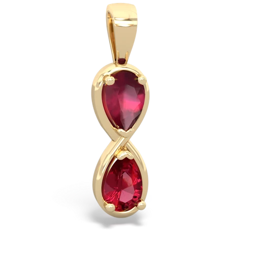 ruby-lab ruby infinity pendant