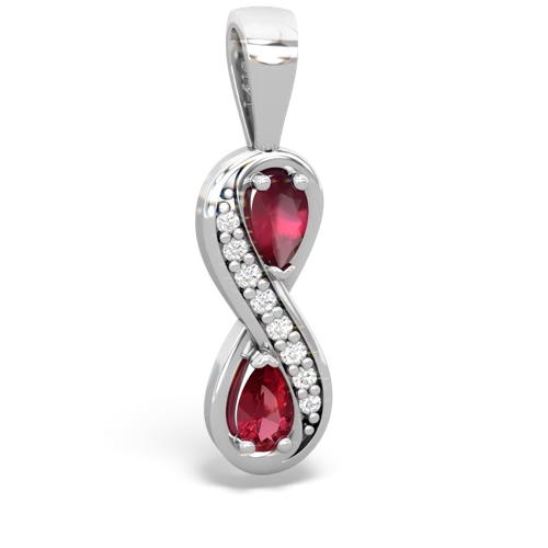 ruby-lab ruby keepsake infinity pendant