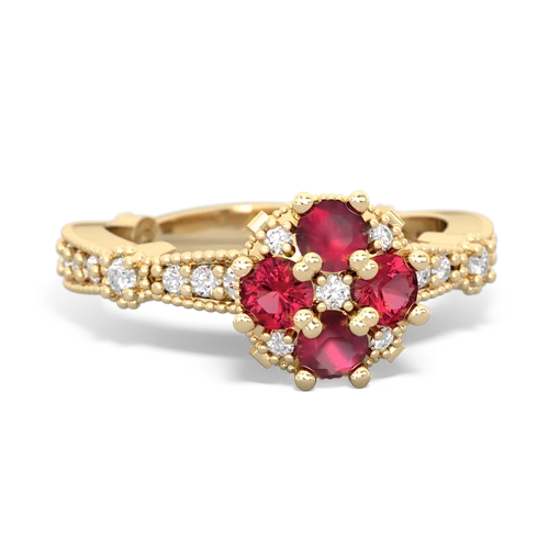 ruby-lab ruby art deco engagement ring