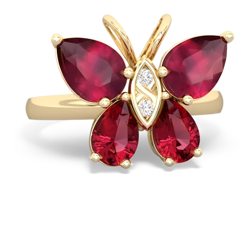 ruby-lab ruby butterfly ring