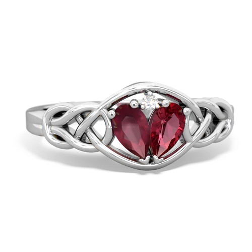 ruby-lab ruby celtic knot ring