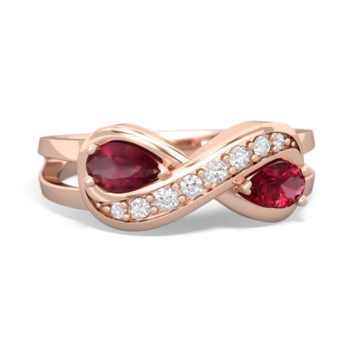 ruby-lab ruby diamond infinity ring