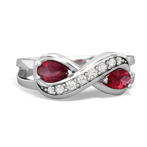 ruby-lab ruby diamond infinity ring