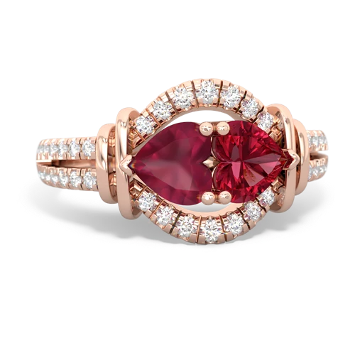 ruby-lab ruby pave keepsake ring