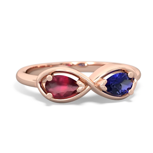 ruby-lab sapphire infinity ring
