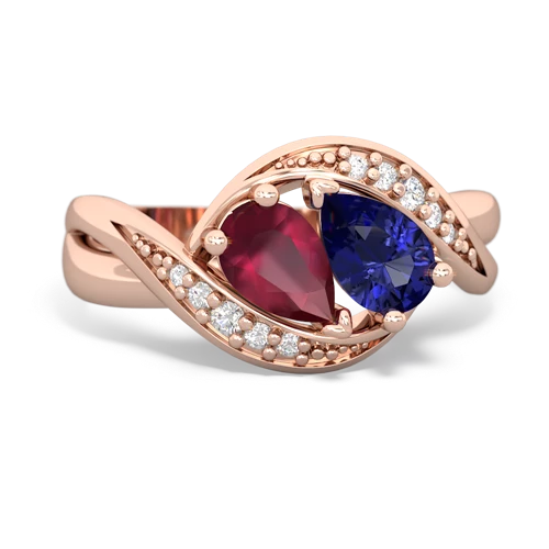 ruby-lab sapphire keepsake curls ring