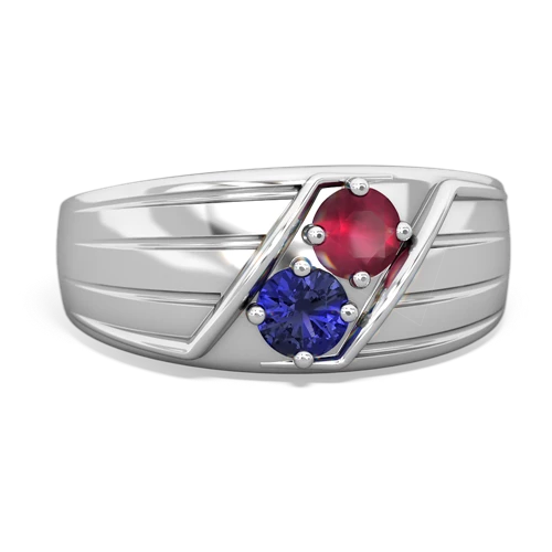 ruby-lab sapphire mens ring