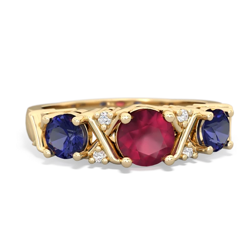 ruby-lab sapphire timeless ring