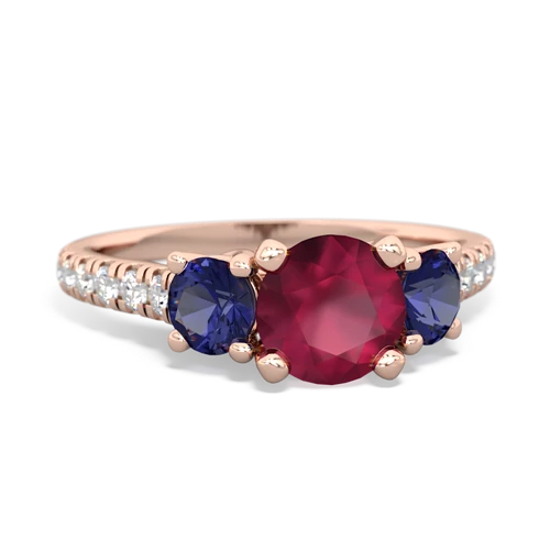 ruby-lab sapphire trellis pave ring