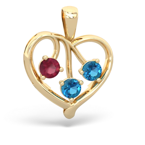 ruby-london topaz love heart pendant