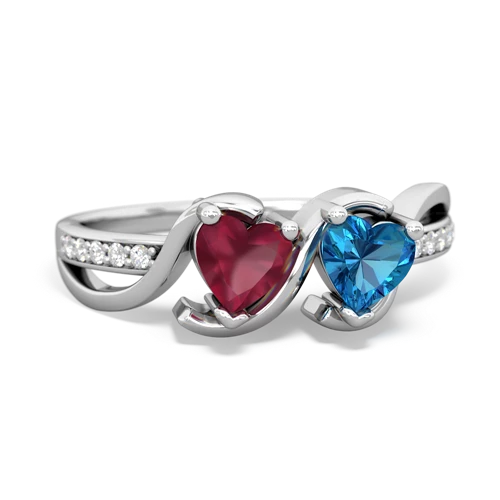 ruby-london topaz double heart ring