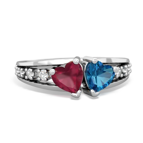 ruby-london topaz modern ring