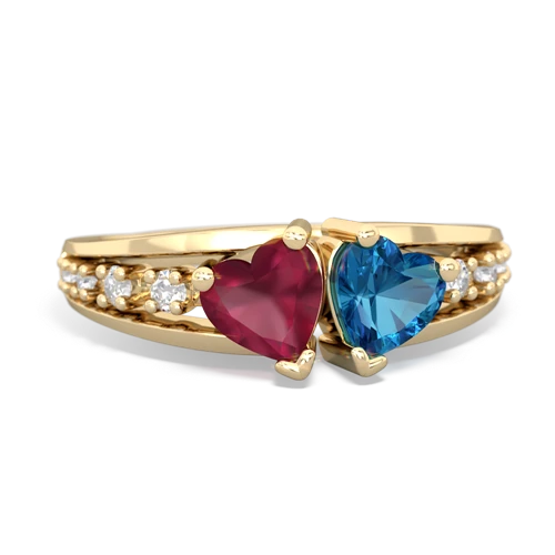 ruby-london topaz modern ring