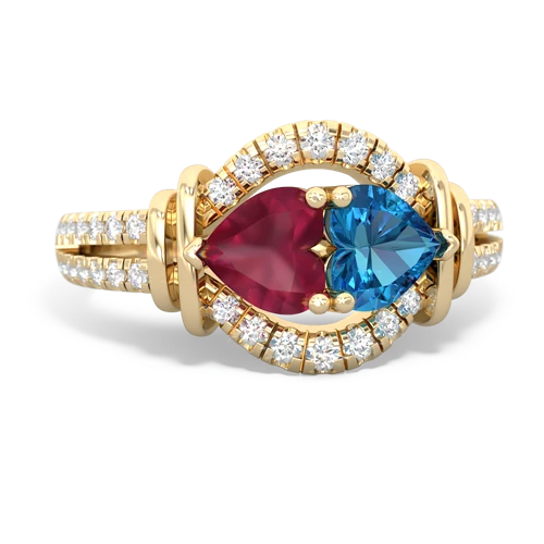 ruby-london topaz pave keepsake ring