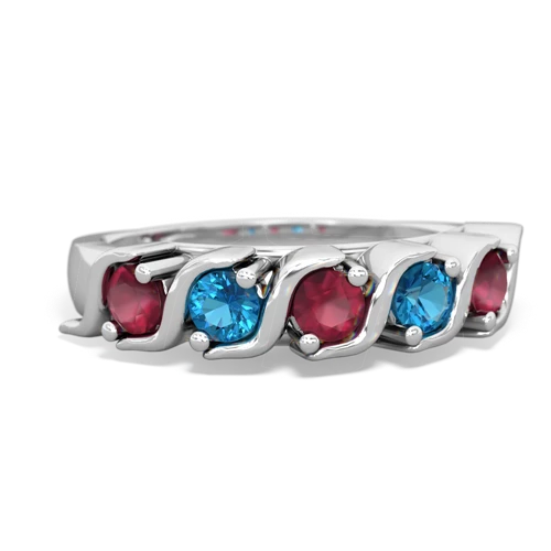 ruby-london topaz timeless ring