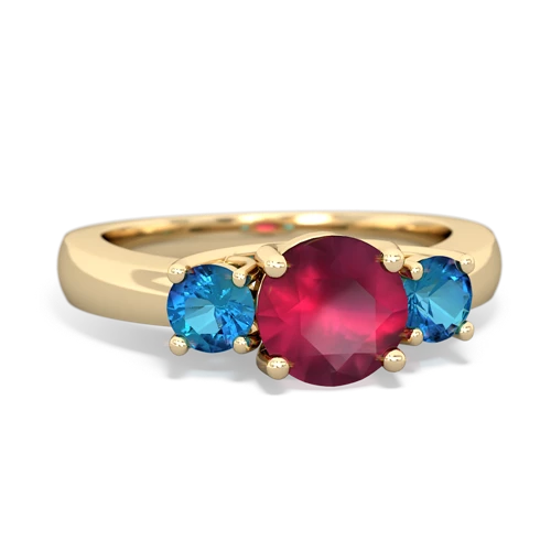 ruby-london topaz timeless ring