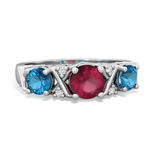 ruby-london topaz timeless ring