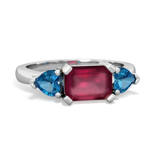 ruby-london topaz timeless ring