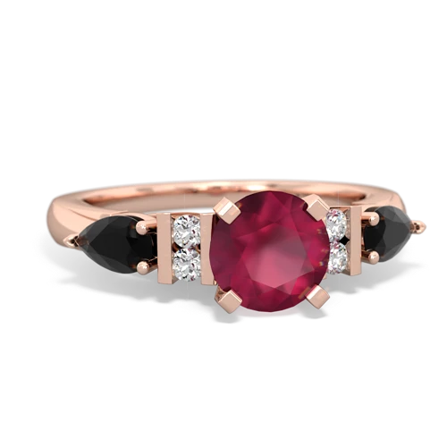 ruby-onyx engagement ring