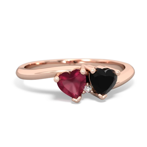 ruby-onyx sweethearts promise ring