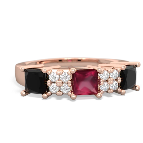 ruby-onyx timeless ring