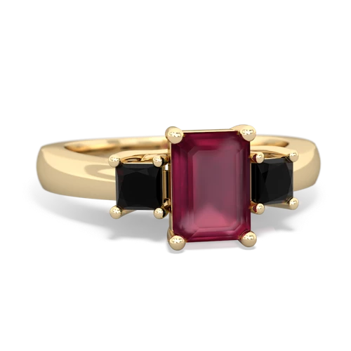 ruby-onyx timeless ring