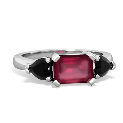 ruby-onyx timeless ring