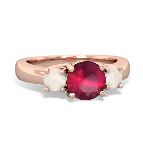 ruby-opal timeless ring