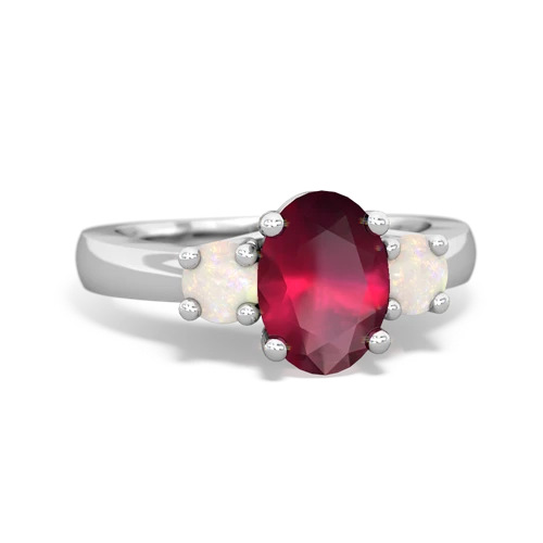 ruby-opal timeless ring