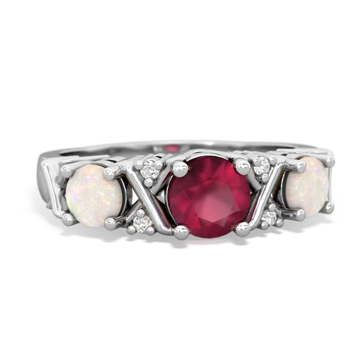 ruby-opal timeless ring