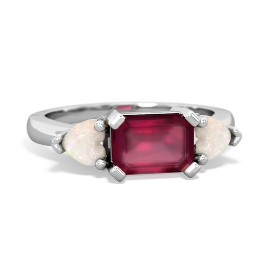 ruby-opal timeless ring