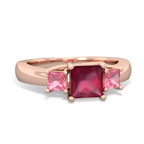 ruby-pink sapphire timeless ring