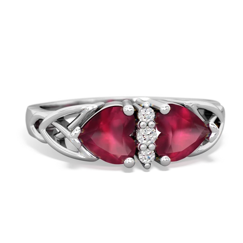 ruby celtic ring