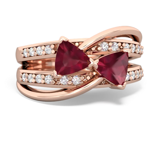 Ruby Bowtie Genuine Ruby ring Ring
