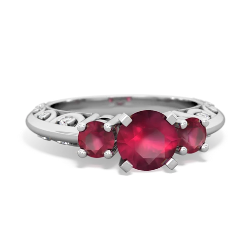Ruby Art Deco Genuine Ruby ring Ring