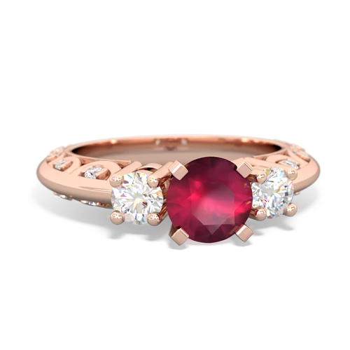 ruby engagement ring