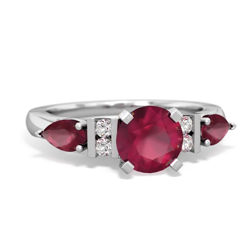 ruby engagement ring