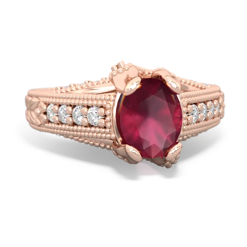 Ruby Antique Style Genuine Ruby ring Ring