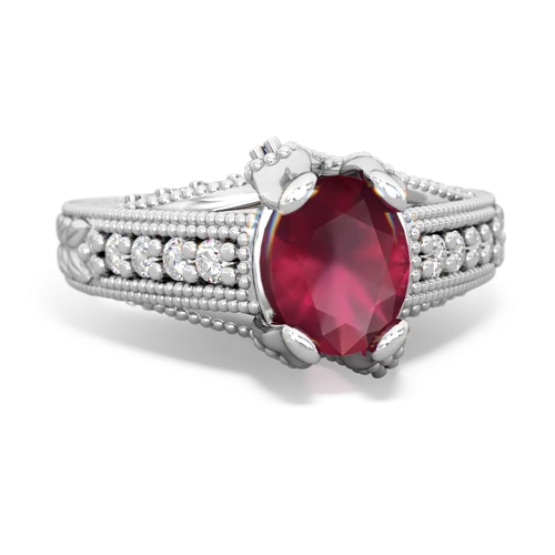ruby engagement ring