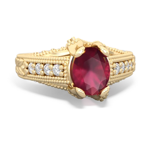 ruby engagement ring