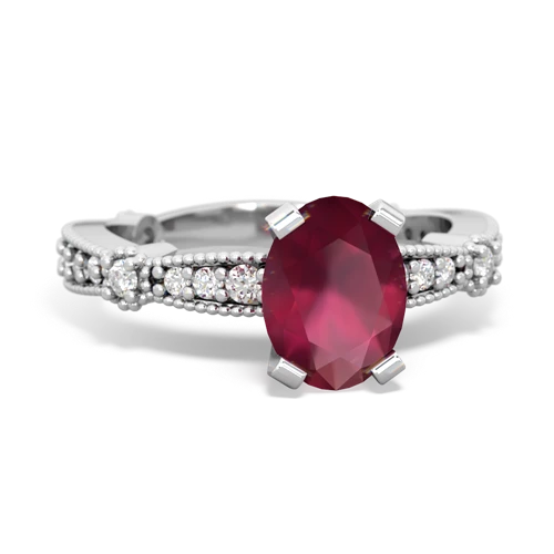 ruby engagement ring